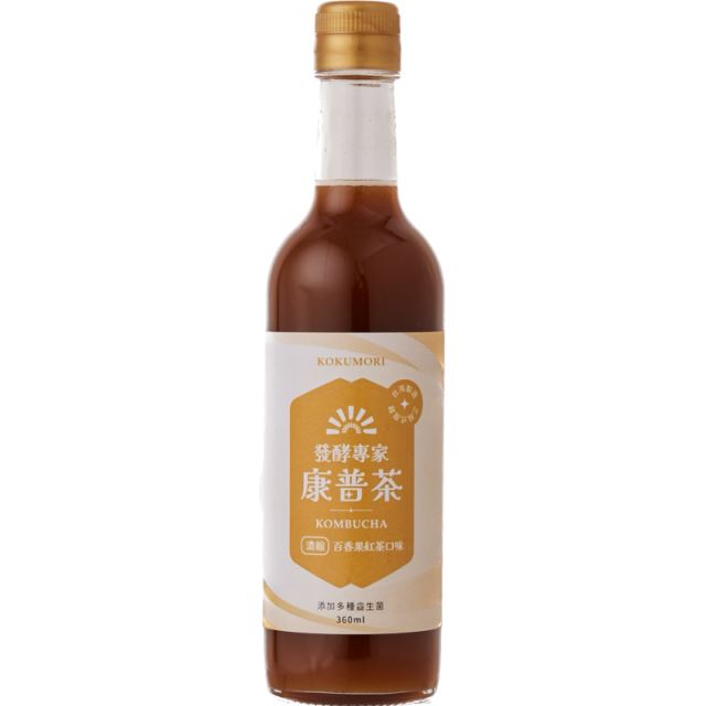 Kombucha Passion Fruit Black Tea Flavor