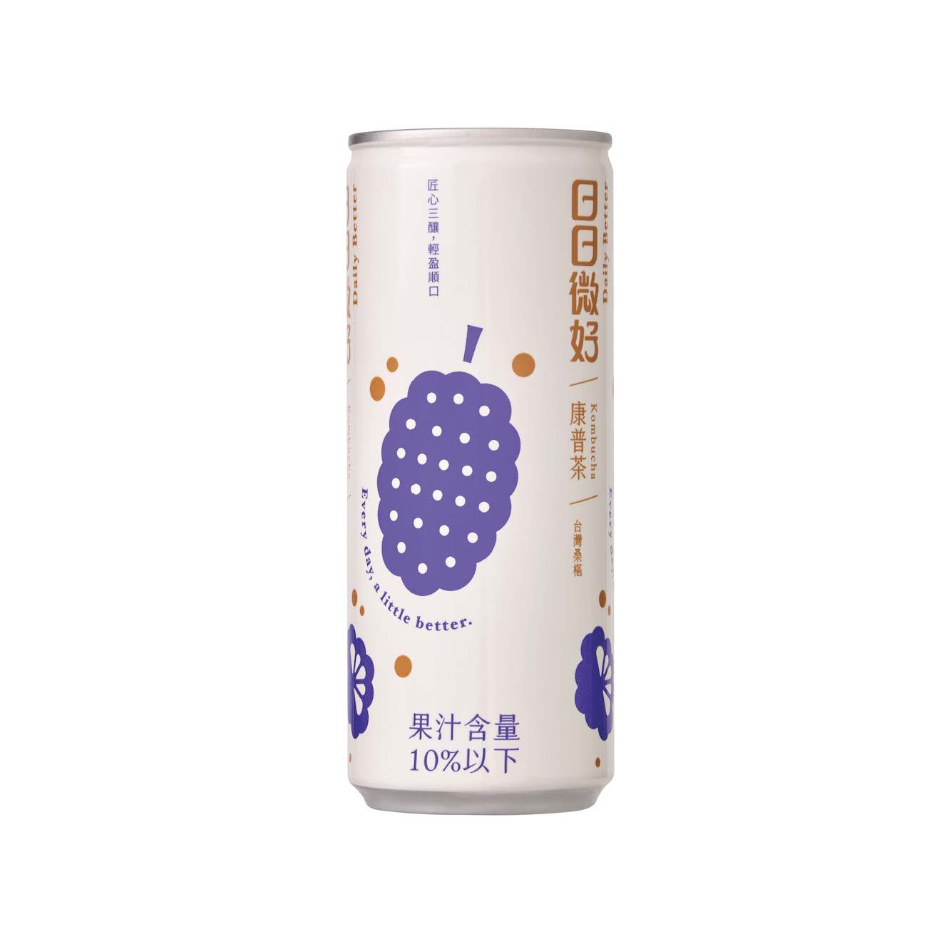 日日微好康普茶氣泡飲 桑椹口味